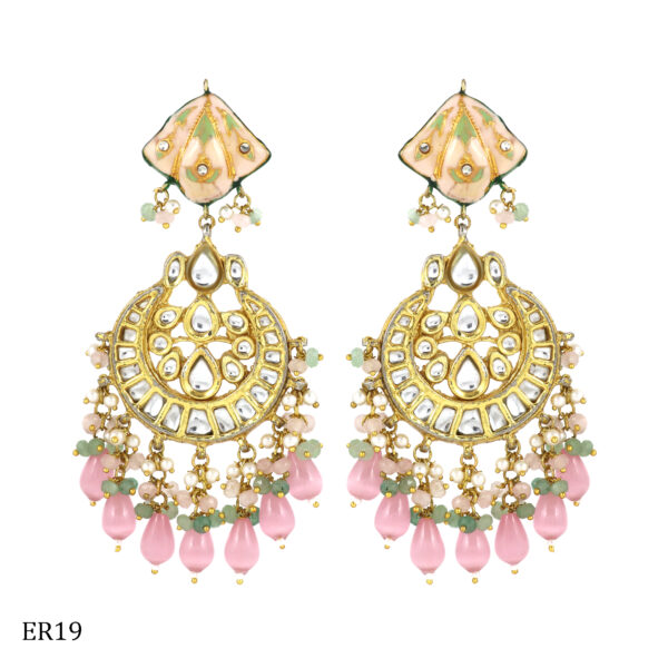 Petal Mist Glow Earrings - Image 2