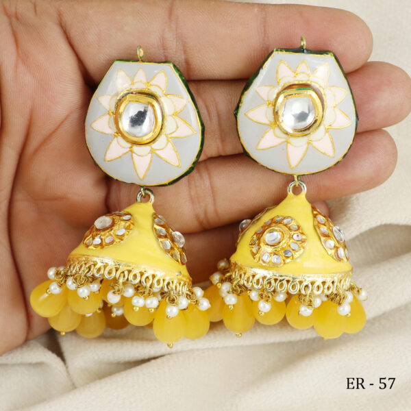 Amber Bloom Earrings - Image 4