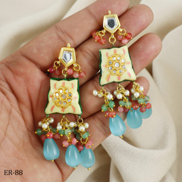 Ivory Bloom Earrings - Image 4